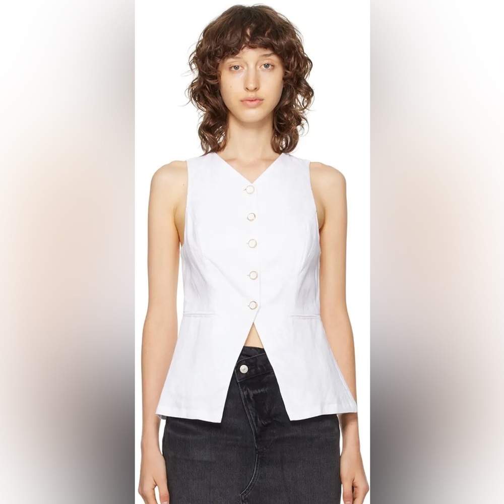 Reformation Aspen linen vest